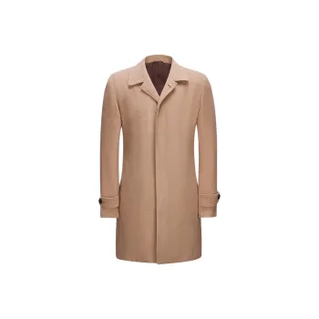 BY CREATIONS Coats Men Camel