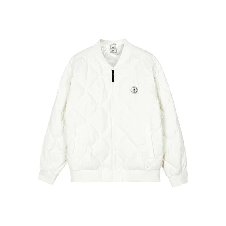 Skechers Diamond Series Down Jacket Men's Tofu White-0