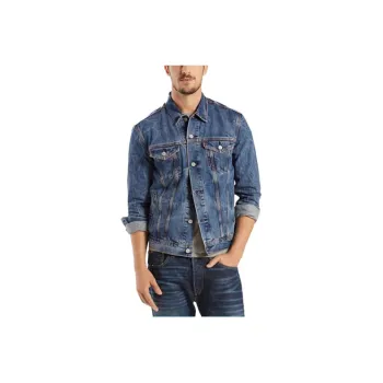 Levis Denim Jackets Men Blue
