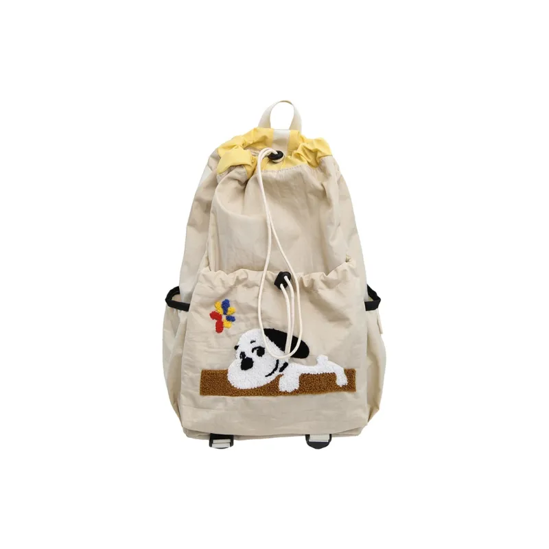 Alcohol Dragon Nylon Backpack Regular Women's Multicolor-8