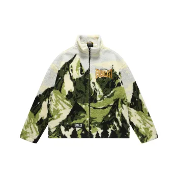 Everlast Loose Fit Thickened Jacket Unisex Green