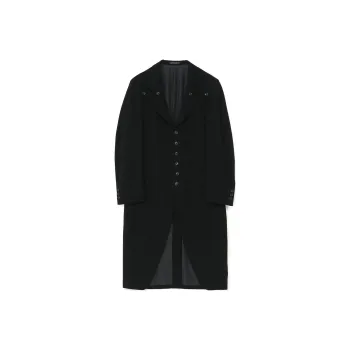Yohji Yamamoto Button-down Lapel Coat