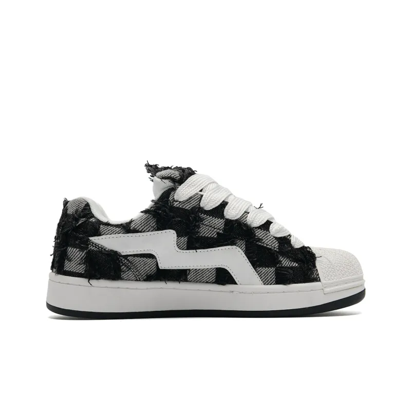 KAAVER OTTO Abrasion Resistant Breathable Slip Resistant Canvas Skateboard Shoes Unisex-4