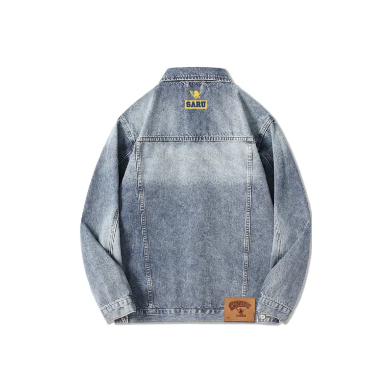 SANTASTIC Denim Jacket Men's Light Blue-0
