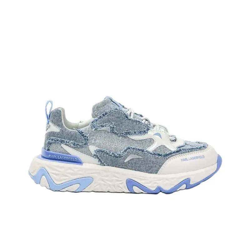 KARL LAGERFELD Blaze Strike Low Top Casual Shoes Women's Blue-1