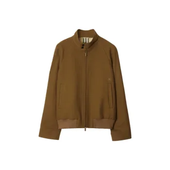 Burberry Zip Up High Neck Jacket