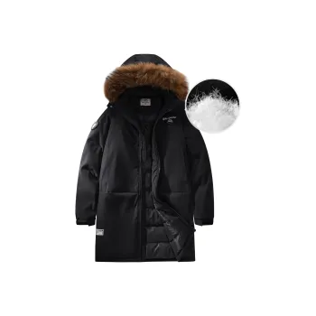 SHINCHAN Down Jacket Coat Unisex Black