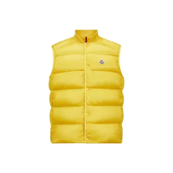 Moncler Vests Men Yellow