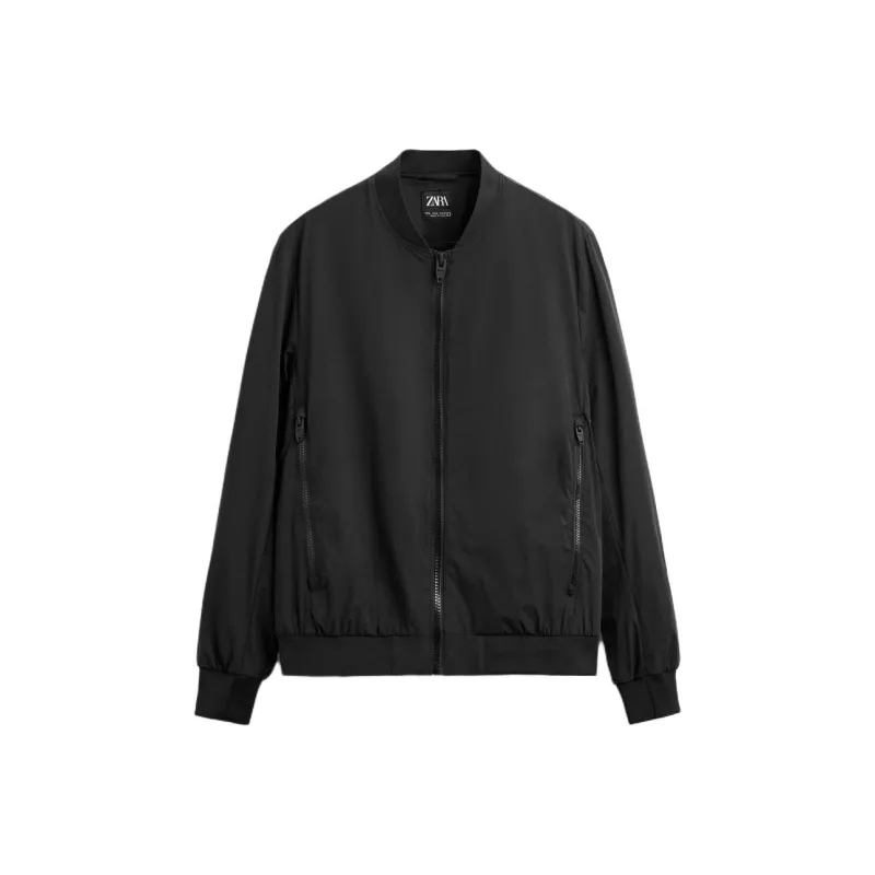 ZARA Jackets Men Black-0