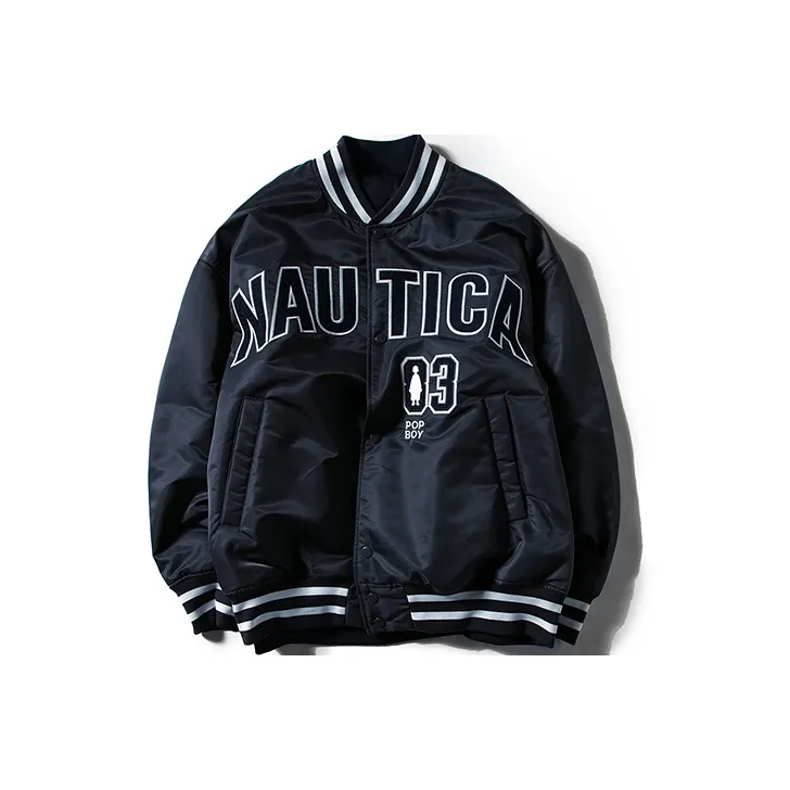 Nautica White Sail Nautica X POPBOY Baseball Jerseys Unisex-13