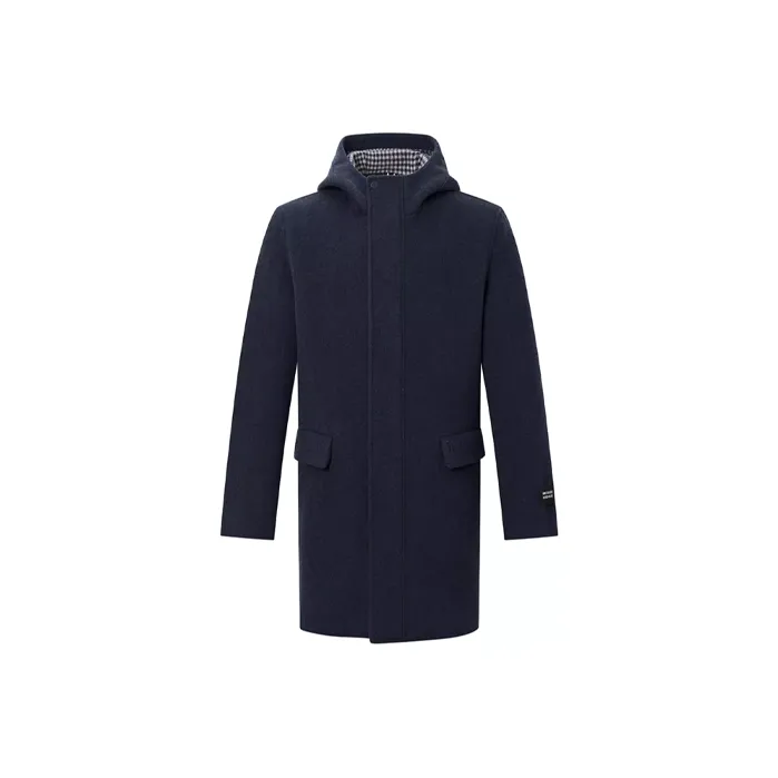 HAZZYS Coats Men Navy Blue-0