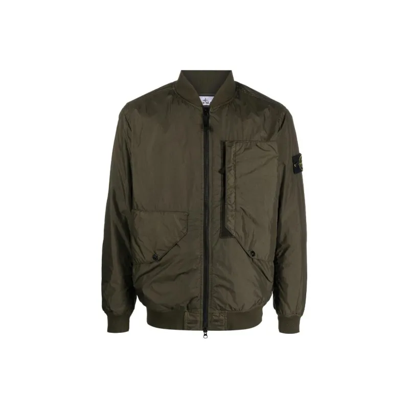 STONE ISLAND Jacket Men's Green-0