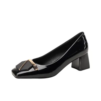 QITUMAUL Block Heel High Heels Women's