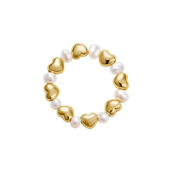 Amber Lollipop Luck Collection Pearl Rings Women's