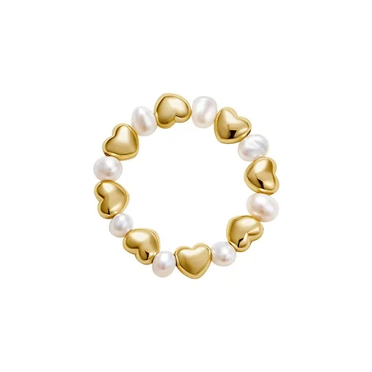Amber Lollipop Luck Collection Pearl Rings Women's-0