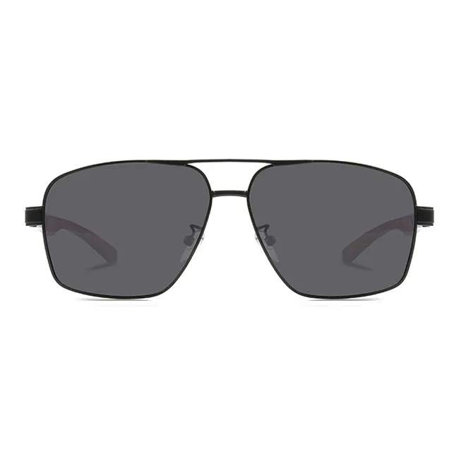 YUZHAOLIN Aluminum Magnesium Alloy Square Sunglasses Unisex-1