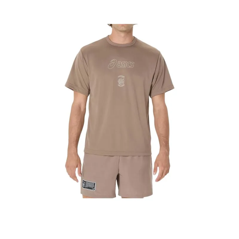 Asics T Shirts Unisex Gray-0
