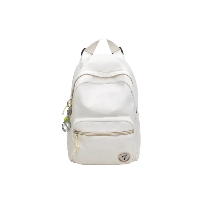 ZOGA Nylon Backpack Unisex White/Black/Pink/Blue/Light Gray-0