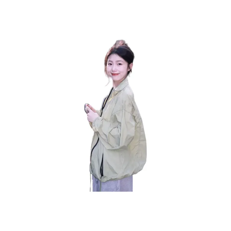 The Temptation Of The Muse Cropped Coat Women's Green-2