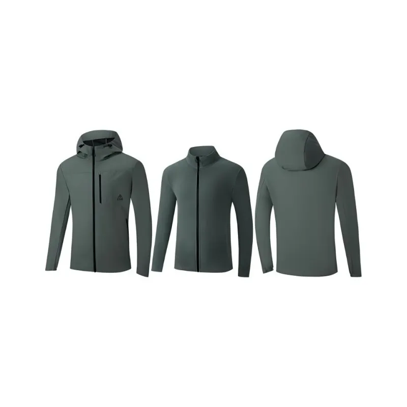361° Water-Repellent Windbreaker Jacket Unisex Warlord Green-0