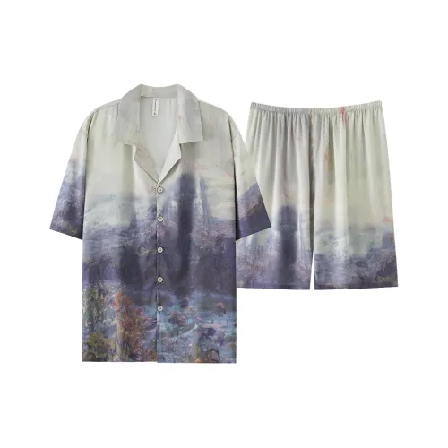 XIAFENYAN Pajama Set Unisex Image Color