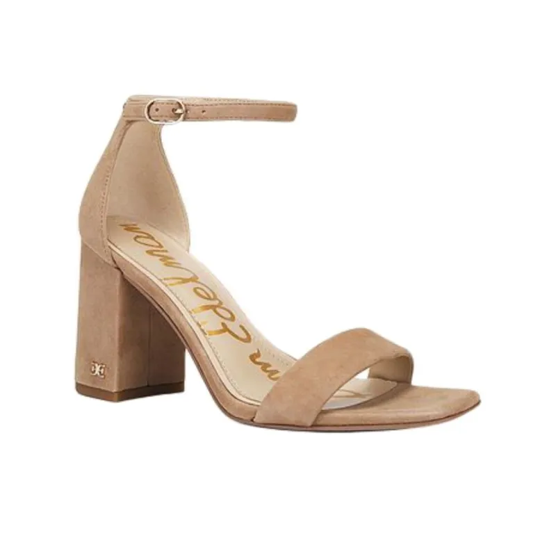SAM EDELMAN Daniella Heel One Strap Sandals 7.5cm Women's Beige-2