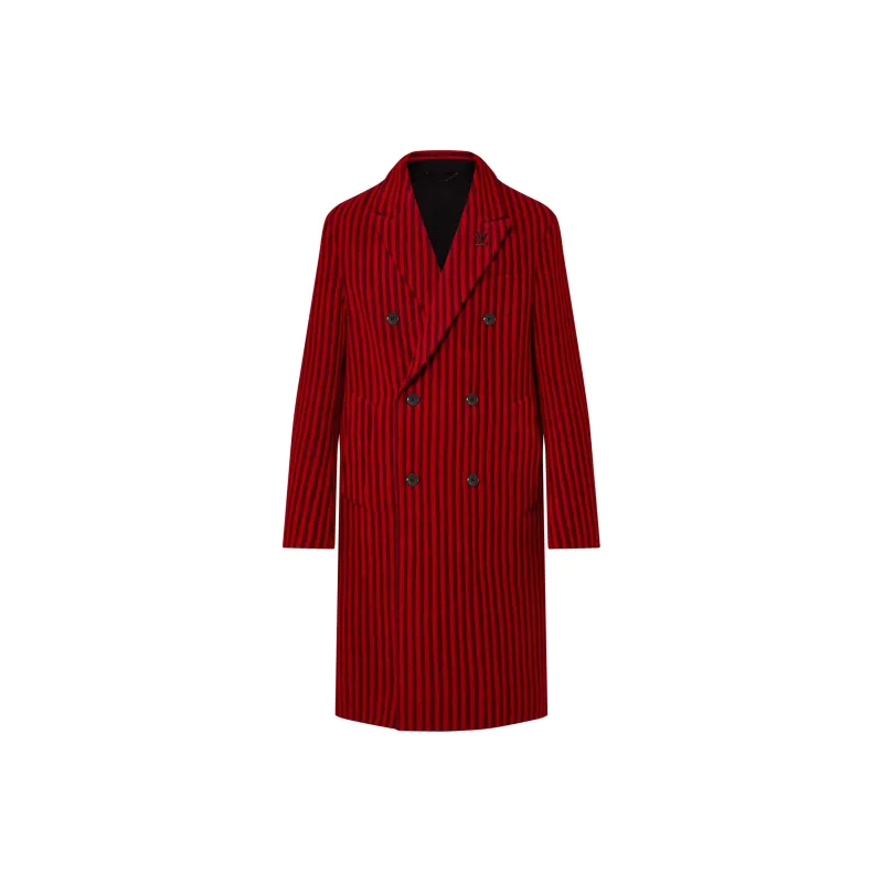 LOUIS VUITTON Lv X Park Seo Bo Doubleface Wool And Silk Blend Coat-0