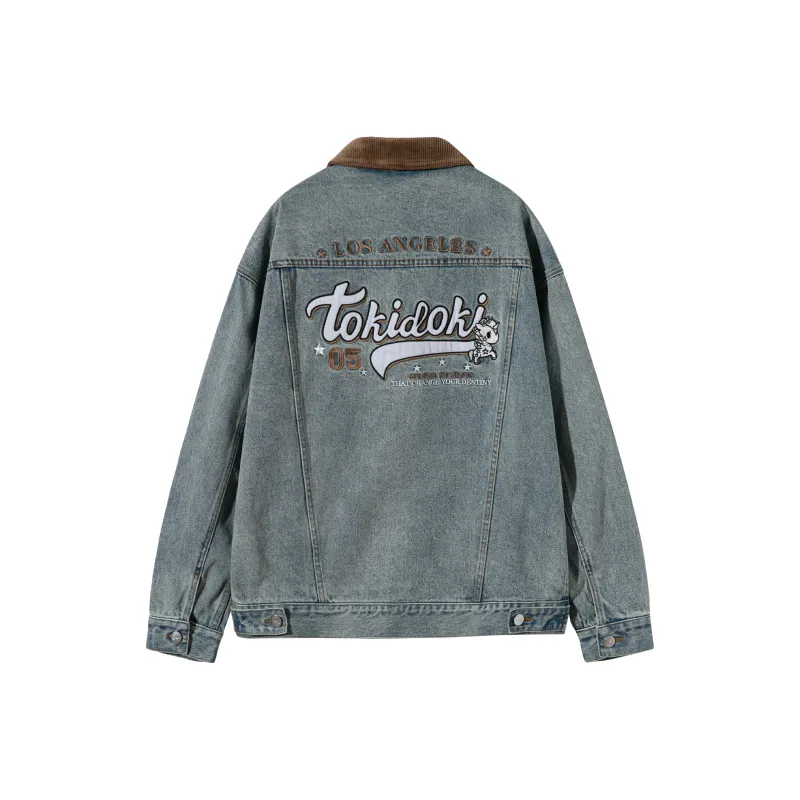 Tokidoki Denim Jacket Unisex Denim Blue-0