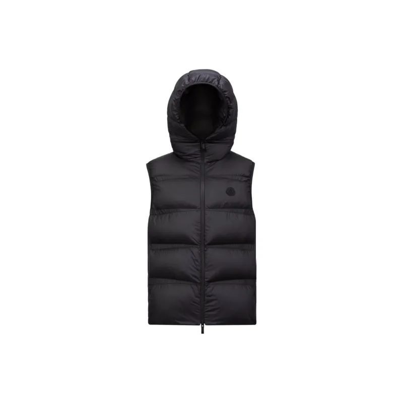 Moncler Zip Up Hooded Padded Gilet-0