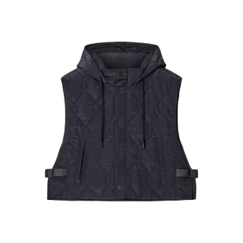 COS Vests Men Navy Blue