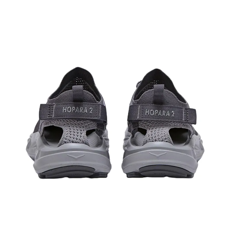 HOKA ONE ONE HOPARA 2 Slip Resistant River Trekking Shoes Men's Gray-4