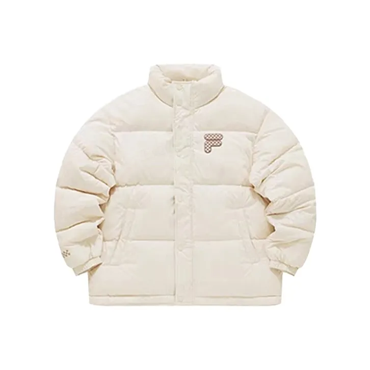 FILA FUSION Down Jacket Unisex Wheat Cream-0