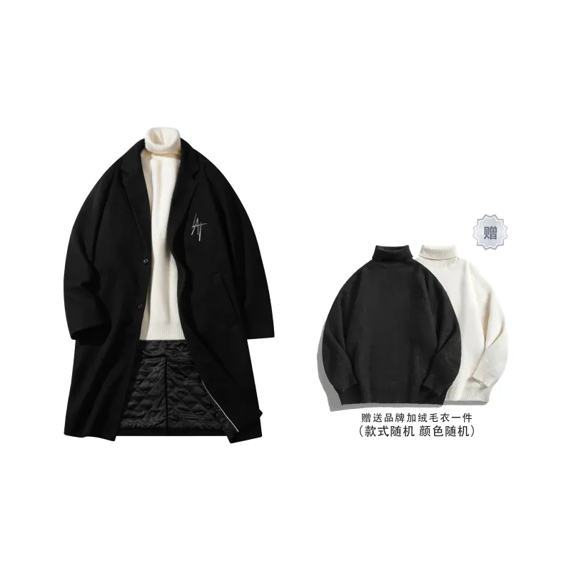 LA'T.WEEKEND Coats Unisex Thickened And Fleece Lined/Regular Optional-10