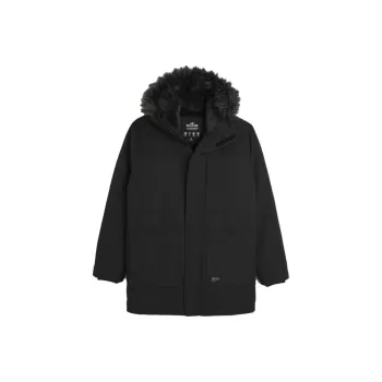 Hollister Coats Men Black