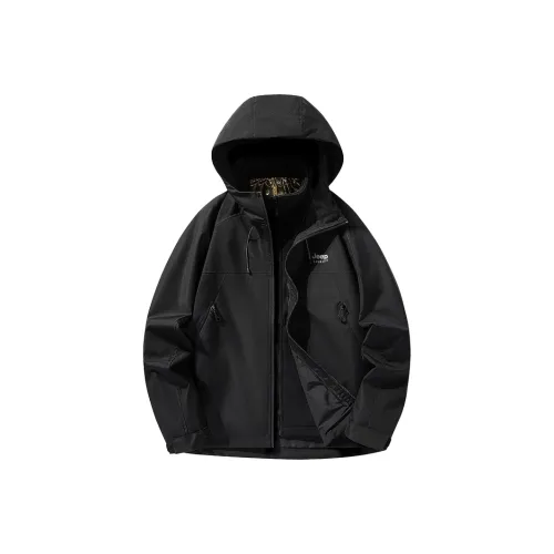JEEP SPIRIT Waterproof And Windproof Windbreaker Jacket Unisex