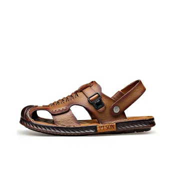 PT'SON Beach Sandals Men's Yellow