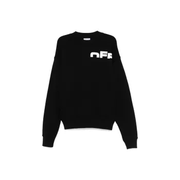 OFF WHITE Shared Logo Printed Crewneck Sweatshirt