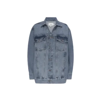 FRAME The Extended Button Fastened Denim Jacket