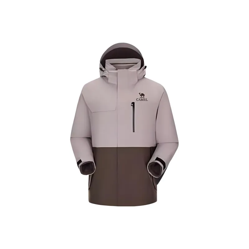 CAMEL Water Resistant Windproof Breathable Rainproof Windbreaker Jacket Men's-0