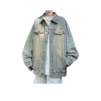 NEAR HERE Denim Jackets Unisex