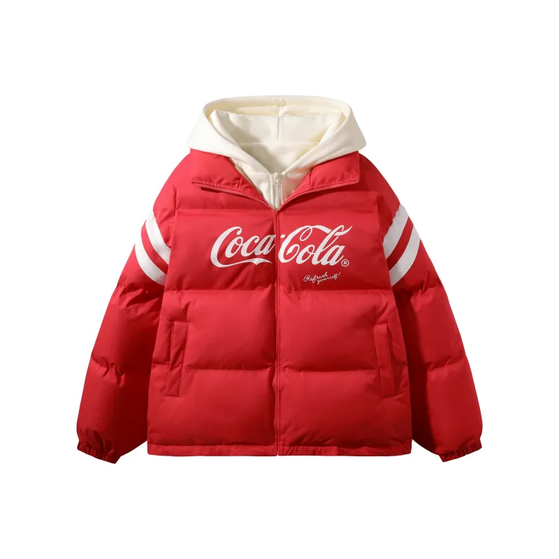 Coca-Cola Puffer Jacket Coat Unisex-3