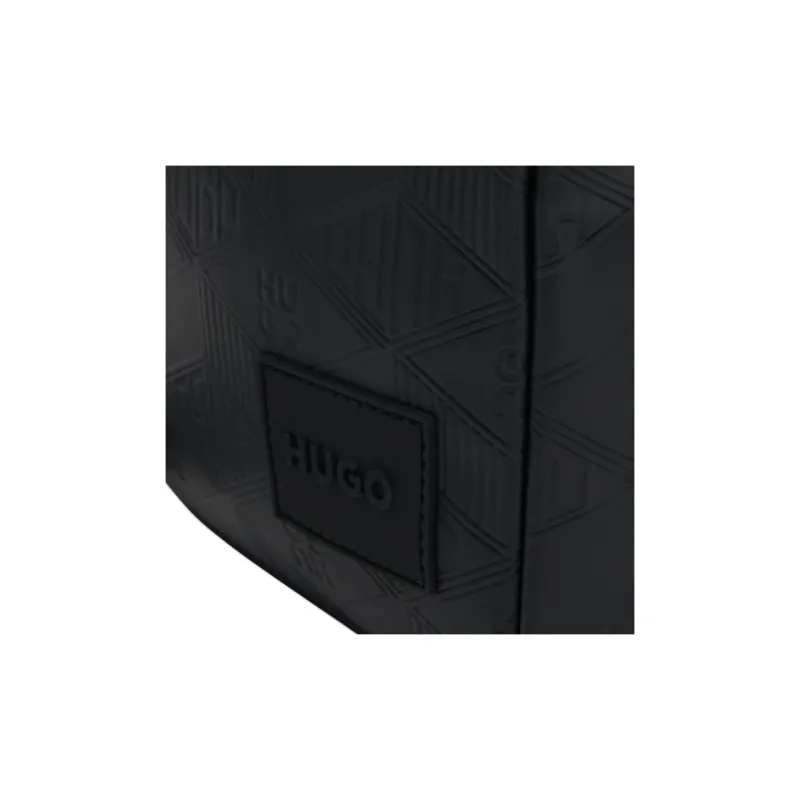 HUGO BOSS Polyurethane Crossbody Bag, Shoulder Bag Men's Black-4