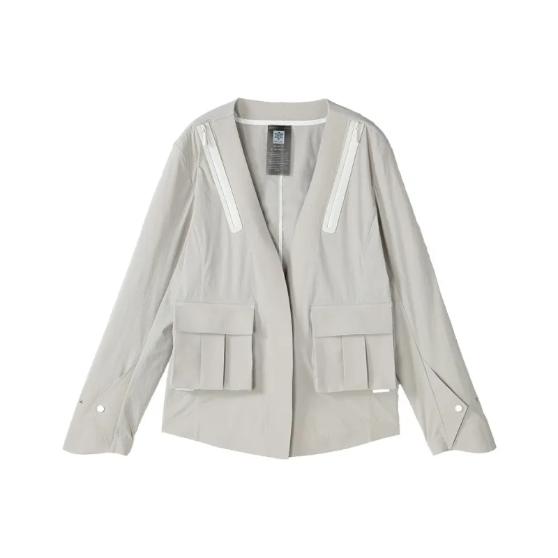 NORVINCY Western Artsy Style Low Neck Jacket Unisex-7