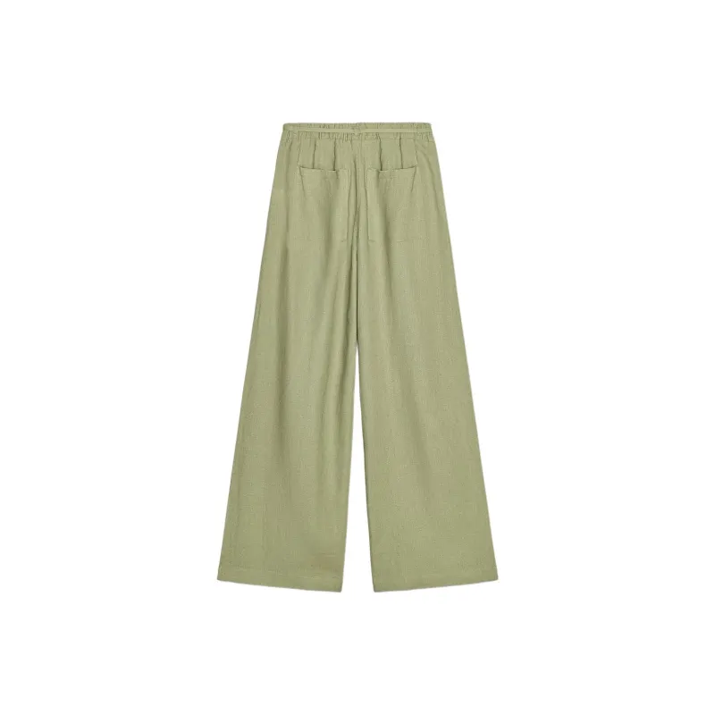 ZARA Casual Pants Women's Olive Green-1
