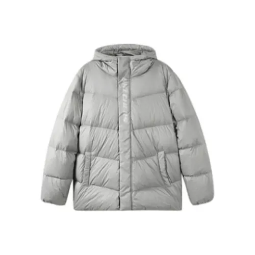 Skechers Down Jacket Unisex Alloy Gold
