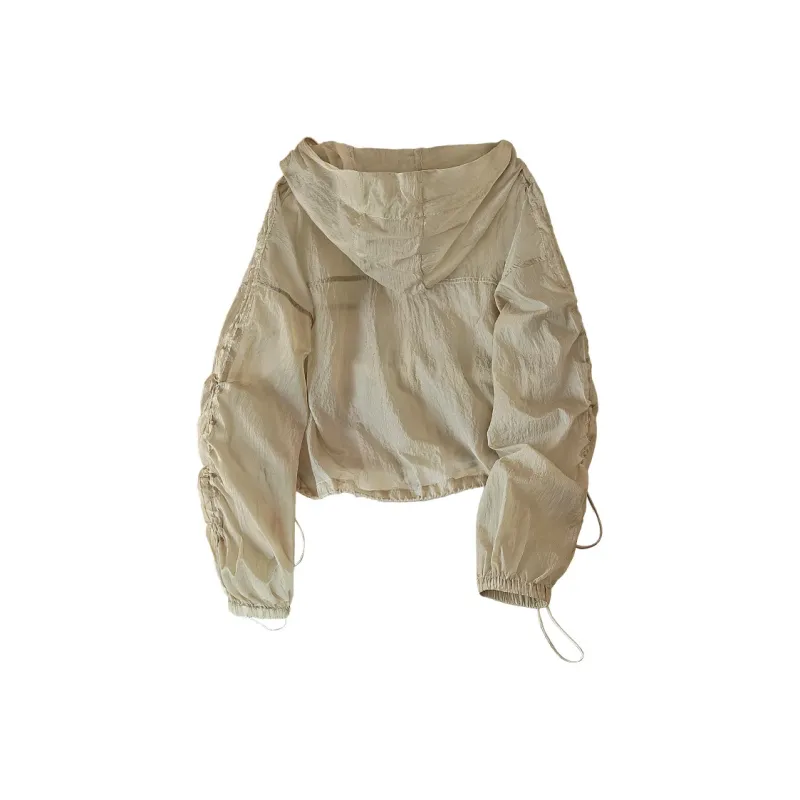 Cypress House Cropped Coats Women's Green-1
