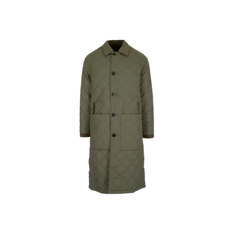 Burberry Coats Men's Army Green-0