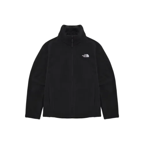 buy tommy jeans back logo t shirt FURRY FLEECE Jacket Men's Black