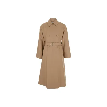 JIL SANDER Double-Breasted Belted Coat