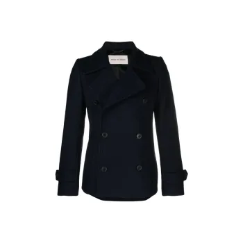 DRIES VAN NOTEN Coat Men's Marine Blue